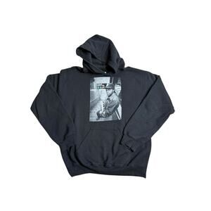 Graphic Rap Hip hop 90s Ice Cube Hoodie Black color w/ large graphic Size Small